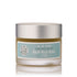 “De La Terre Skincare Herb Rich Balm in glass jar with silver lid on white background”